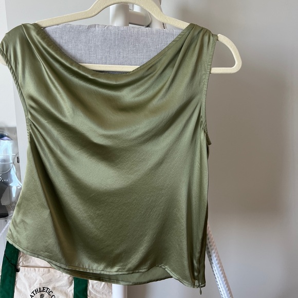 Reformation Annika Off Shoulder Silk Top - Picture 10 of 10